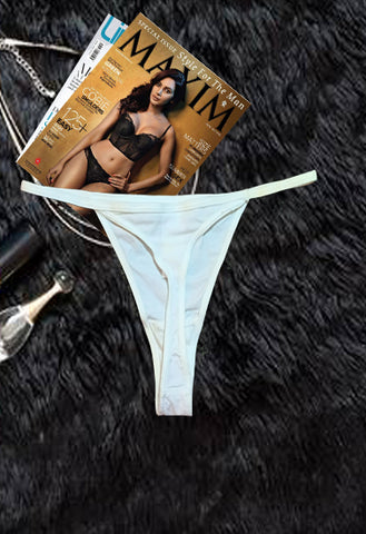 H&M White Micro G-String(Sold Out) snazzyway