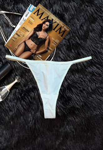 H&M White Micro G-String(Sold Out) snazzyway