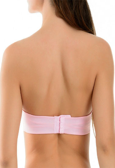 Half Cup Seamless Padded Luxury Pink Coloured Bra FRENCH DAINA