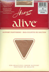 Hanes Alive Full Support Control Top Pantyhose(Sold Out) snazzyway