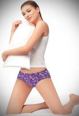 “Hanes” Pk Of 2 Printed Cotton Knicker FRENCH DAINA