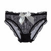 Elegant Crotch Lace Briefs Bow Panties snazzyway
