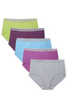 Hushh Extra Comfort Organic Cotton Panties ( Pk of 5) snazzyway