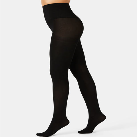 KAYSER Black Body Slimmer Sheer Support Pantyhose snazzyway