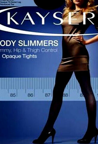 KAYSER Black Body Slimmer Sheer Support Pantyhose snazzyway