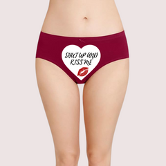 Shut Up and Kiss Me Custom Panty for Her snazzyway