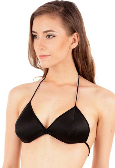 LA REDOUTE Hot Black Halter Bikini Bra