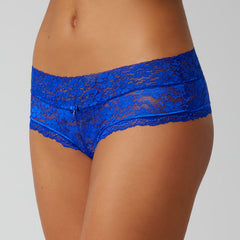 Ladies Blue Romantic Scalloped Lace 2 Hipster For Men French Daina