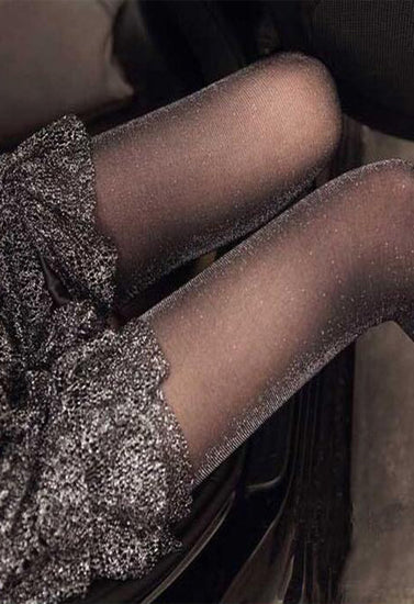 Ladies Charming Shiny Pantyhose Glitter Stockings(sold out) snazzyway