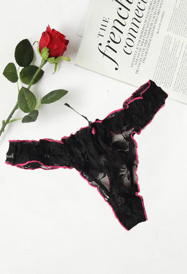 Ladies Flirty Frilly Layered Net Thong(sold out)