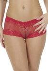 Ladies Pk Of 2 Romantic See Through Lace Boyshorts For Men snazzyway