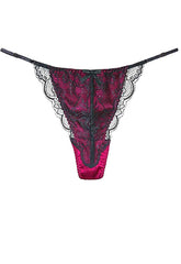 Lasenza Classy Black Net G-String Thong Underwear snazzyway