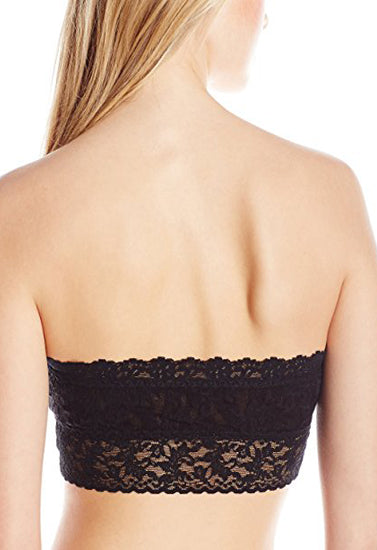 Late Night Black Lace Texture Strapless Bra FRENCH DAINA