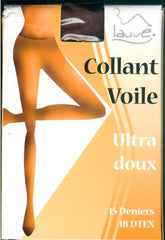 Lauve Collant Voile 18 Deniers Avec Gousset Sheer Tights snazzyway