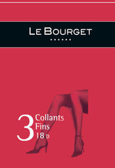 Le Bourget 3 collants fins 18 denier women pantyhose snazzyway