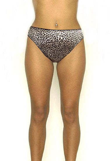 Leopard Print Thong Panty