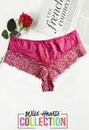 Lovely Cut Ties Pink Lace Hipster Panty snazzyway