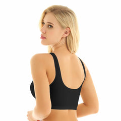 Luxury Padded Seamless Laser Cut Sports Bra FRENCH DAINA