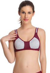 Medium Impact non padded sports bra pack of 3 snazzyway