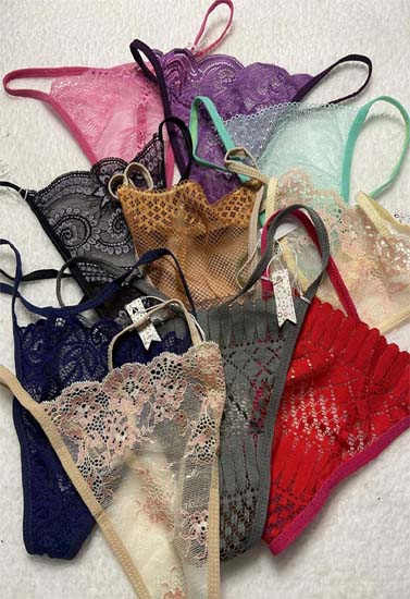 Mega offer 6 Pack Random Color Thongs G String FRENCH DAINA