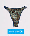 Morgan Taylor Animal Print G-string Thong(Sold Out) snazzyway