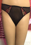 Netted Sexy Keyhole Back Hipster Panty snazzyway