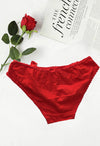 New Cotton Attached Big Bow Trimmed Hipster Panty snazzyway