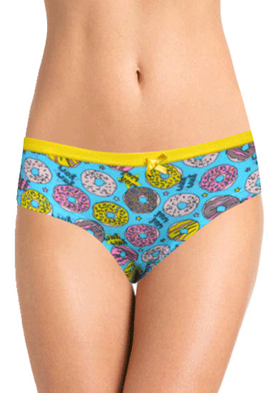 No Secret Donuts Print Hipster Underwear