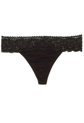 No Secret Low Rise "V" Shape Lace Thong Panty snazzyway