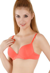 "Comfortable" Padded Non Wired Smooth T-Shirt Bra FRENCH DAINA