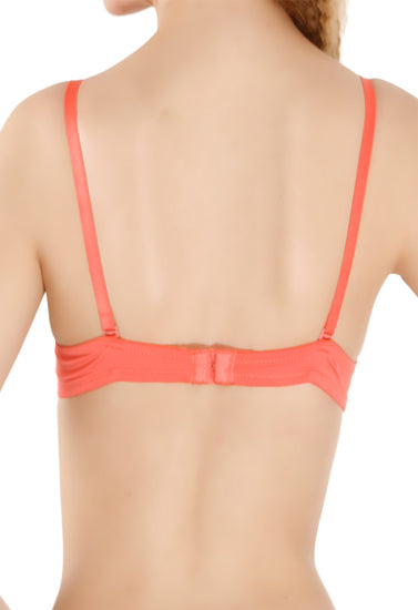 "Comfortable" Padded Non Wired Smooth T-Shirt Bra FRENCH DAINA