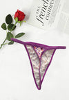 Organic Cotton Dotted V-String Panty snazzyway