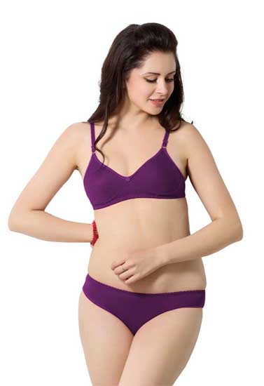 Perfect Purple Wedding Lingerie Set FRENCH DAINA