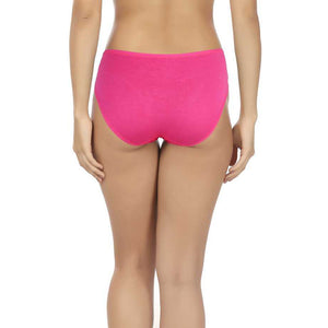 Snazzy Way Beauty Organic Plus Size Pure Magenta Cotton Panties(Pkt of 2)