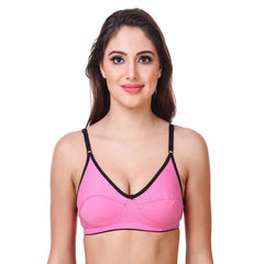 Pk Of 2 Cotton Mixed Color Everyday Bra FRENCH DAINA