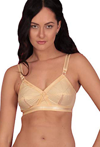 "Plus Size" Beige Cotton Pack Of 3 FRENCH DAINA