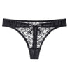 Plus size see through lace mesh tanga thong snazzyway