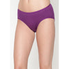 Comfy Snazzy Way Beauty Tagless Strechy Waist Women&#39;s Plus Size Purple Cotton Panties(Pkt of 2) snazzyway