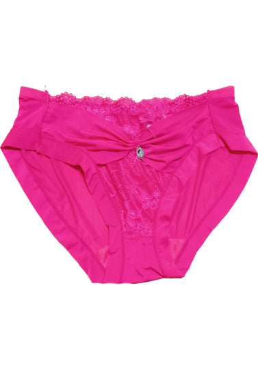 Ravishing Magenta Polka Dot Bridal Panty