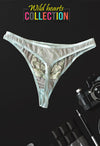 Ready To Play Blue Blush See Through Lace Thong snazzyway