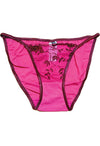 Red Color Animal Print Bridal Panty snazzyway