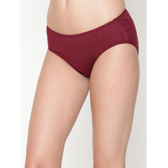 Snazzy Way Women's Best Fitting Plus Size Maroon Cotton Panties(Pkt of 2) FRENCH DAINA