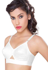 Regularly Wear White Cotton Bra( Pk Of 2) FRENCH DAINA