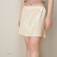 Satin Mini Skirt for Women Lady Girl French Daina