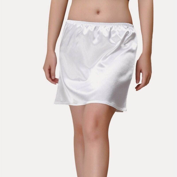 Satin Mini Skirt for Women Lady Girl