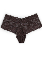 Sensual Brown Lace 2 Piece Panties snazzyway