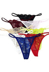 Sexy G-String Thong Panty Underwear Pack Of 5 snazzyway