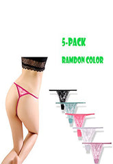 Sexy G-String Thong Panty Underwear Pack Of 5 snazzyway