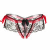 Women&#39;s Strap Crotchless Underwear snazzyway