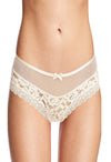 Sexy  White Lacy transparent Front Bow Bridal Panty snazzyway
